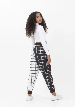 Best Studio 7 Geo Print Harem Pants | White