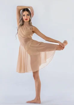 New Studio 7 Mesh Performance Dress | Cashew