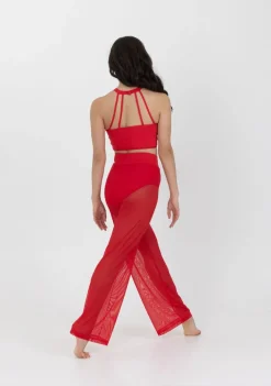 Online Studio 7 Mesh Performance Pants | Red