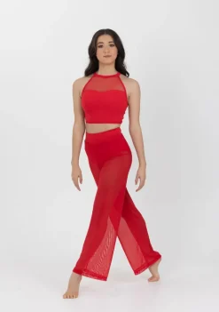 Online Studio 7 Mesh Performance Pants | Red