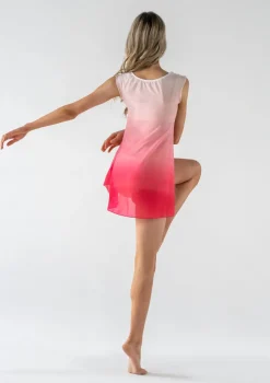 Sale Studio 7 Mesh Slip Dress | Ombré Coral