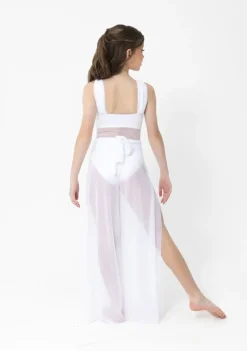 Clearance Studio 7 Mesh Wrap Pants | White