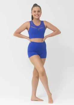 Online Studio 7 Molly Crop Top | Cobalt
