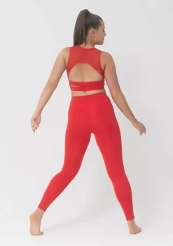 Hot Studio 7 Molly Crop Top | Red