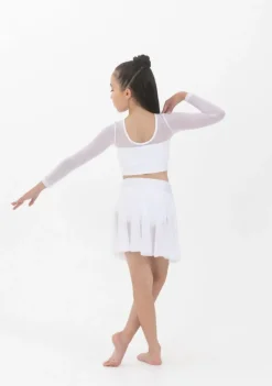 Clearance Studio 7 Tyler Long Sleeve Crop | White