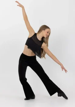 New Studio 7 Velvet Stage Pants | Black