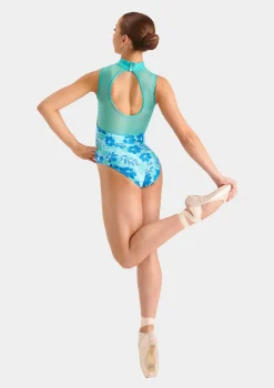 Hot Uactiv Emily Leotard - Blue Floral