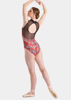 New Uactiv Emily Leotard - Red Floral